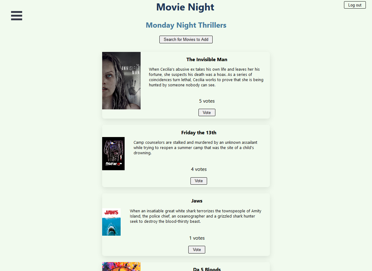 Movie Night App